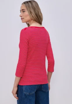 Gestreept basic shirt