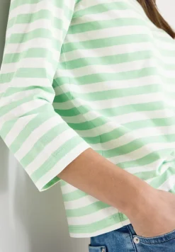 Gestreept basic shirt