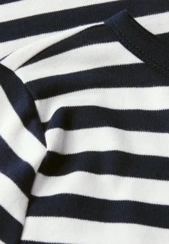 Gestreept boothals shirt
