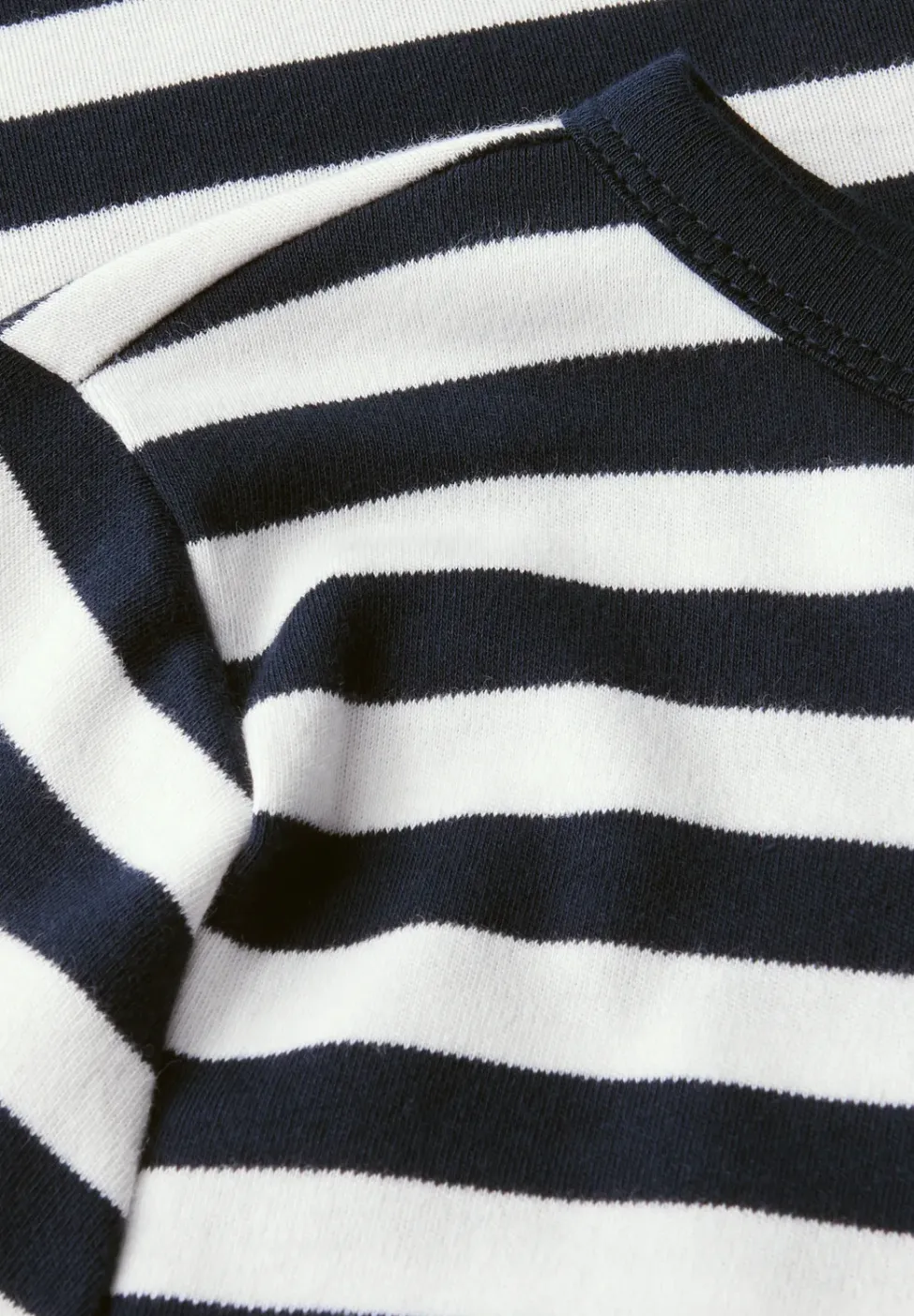 Gestreept boothals shirt