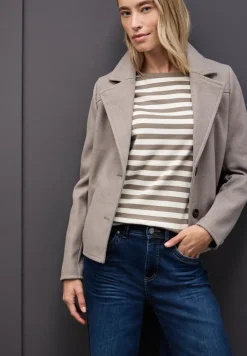 Gestreept boothals shirt