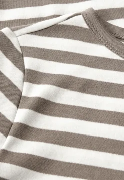Gestreept boothals shirt