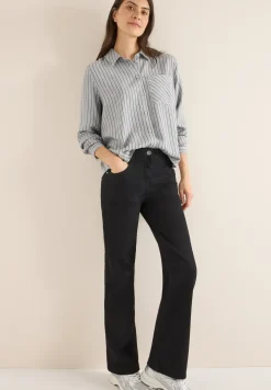 Gestreept flanellen overhemd blouse