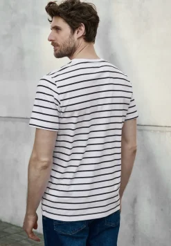 Gestreept henley shirt