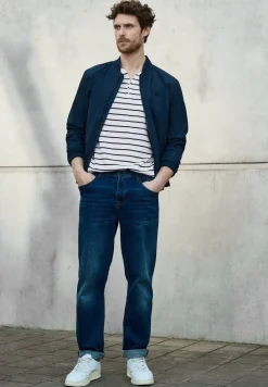 Gestreept henley shirt