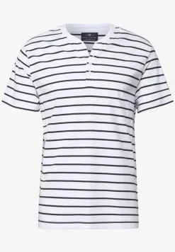 Gestreept henley shirt