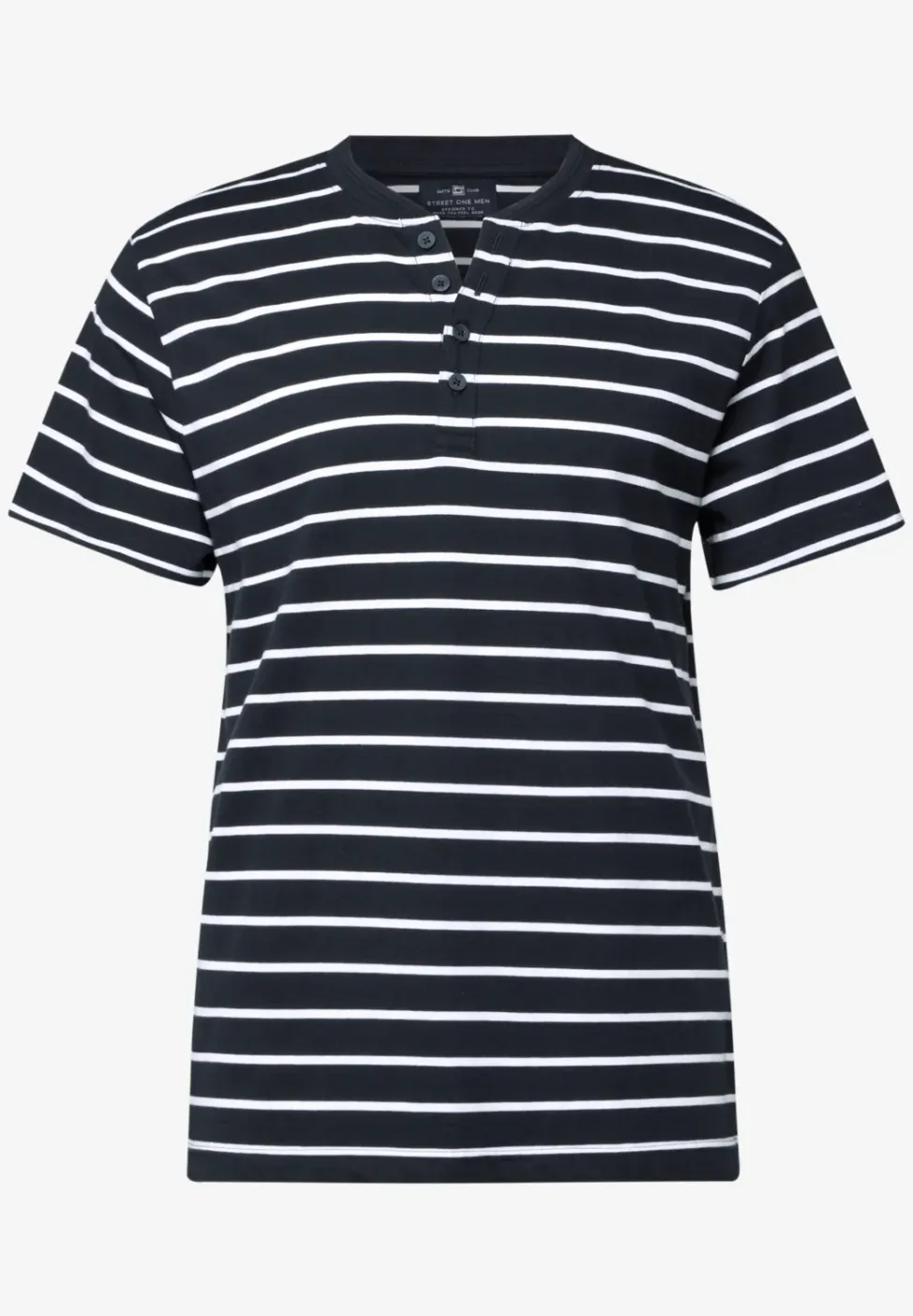 Gestreept henley shirt
