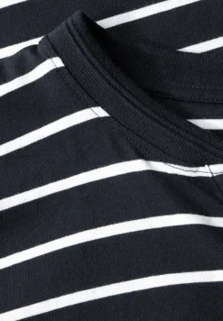 Gestreept henley shirt