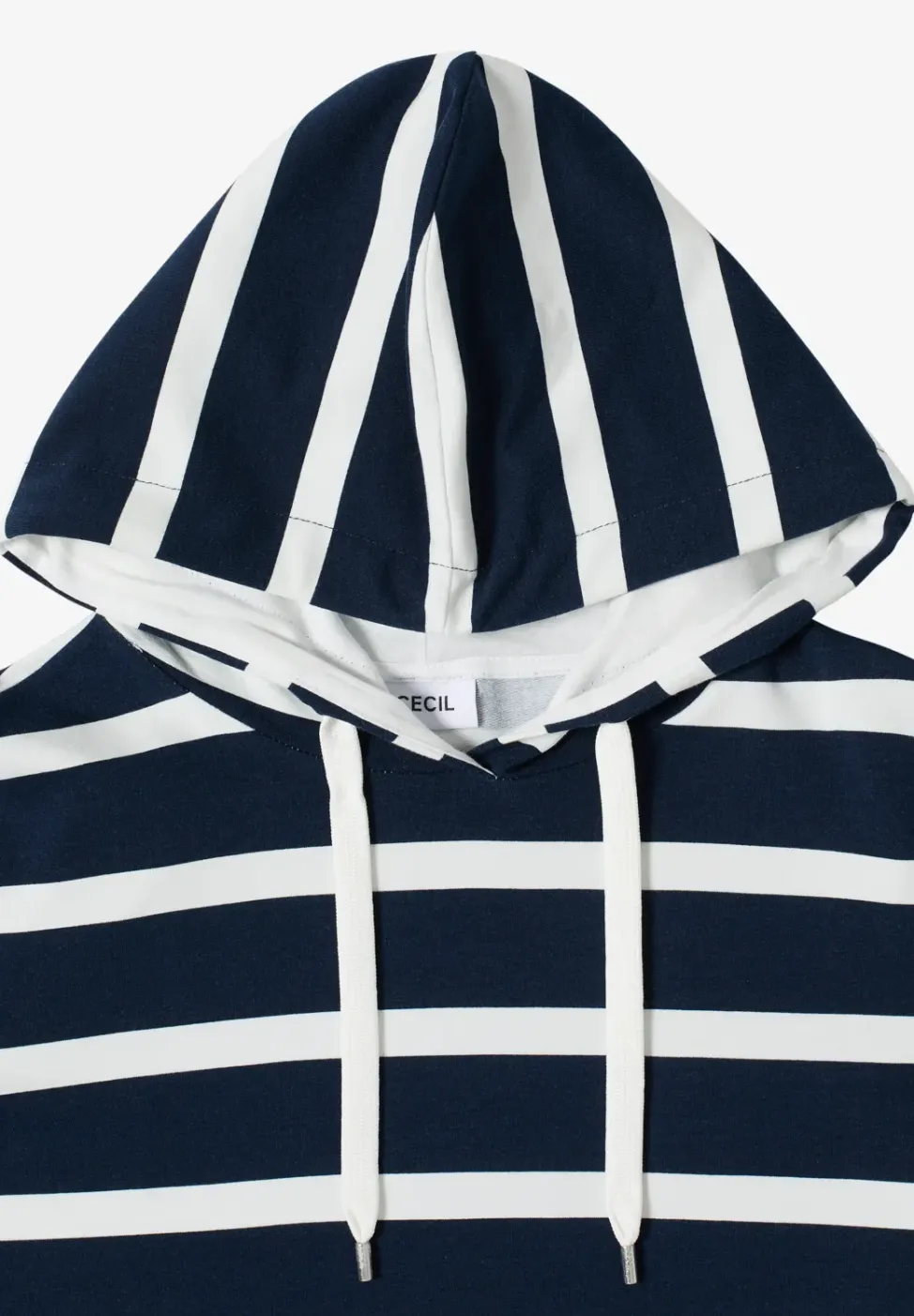 Gestreept hoodie shirt
