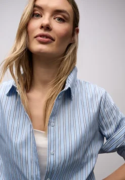 Gestreept overhemd blouse