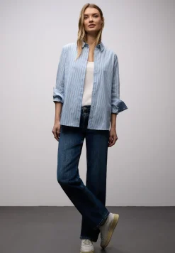 Gestreept overhemd blouse