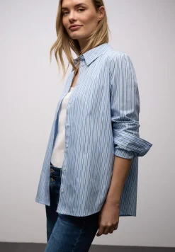 Gestreept overhemd blouse