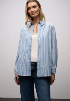 Gestreept overhemd blouse
