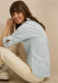 Gestreept overhemd blouse