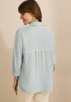 Gestreept overhemd blouse
