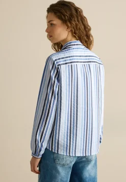 Gestreept overhemd blouse
