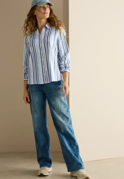 Gestreept overhemd blouse