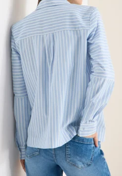 Gestreept overhemd blouse