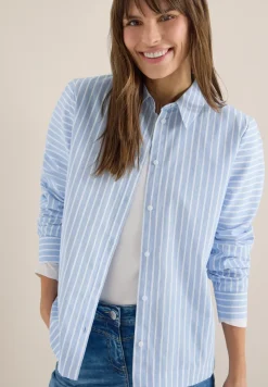 Gestreept overhemd blouse