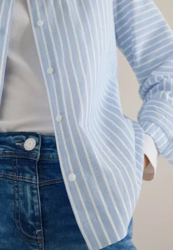 Gestreept overhemd blouse