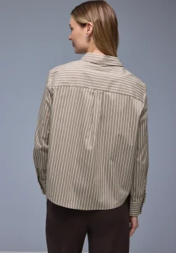 Gestreept overhemd blouse