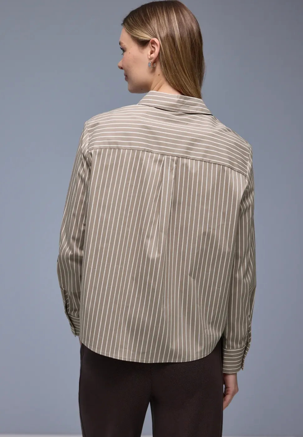 Gestreept overhemd blouse