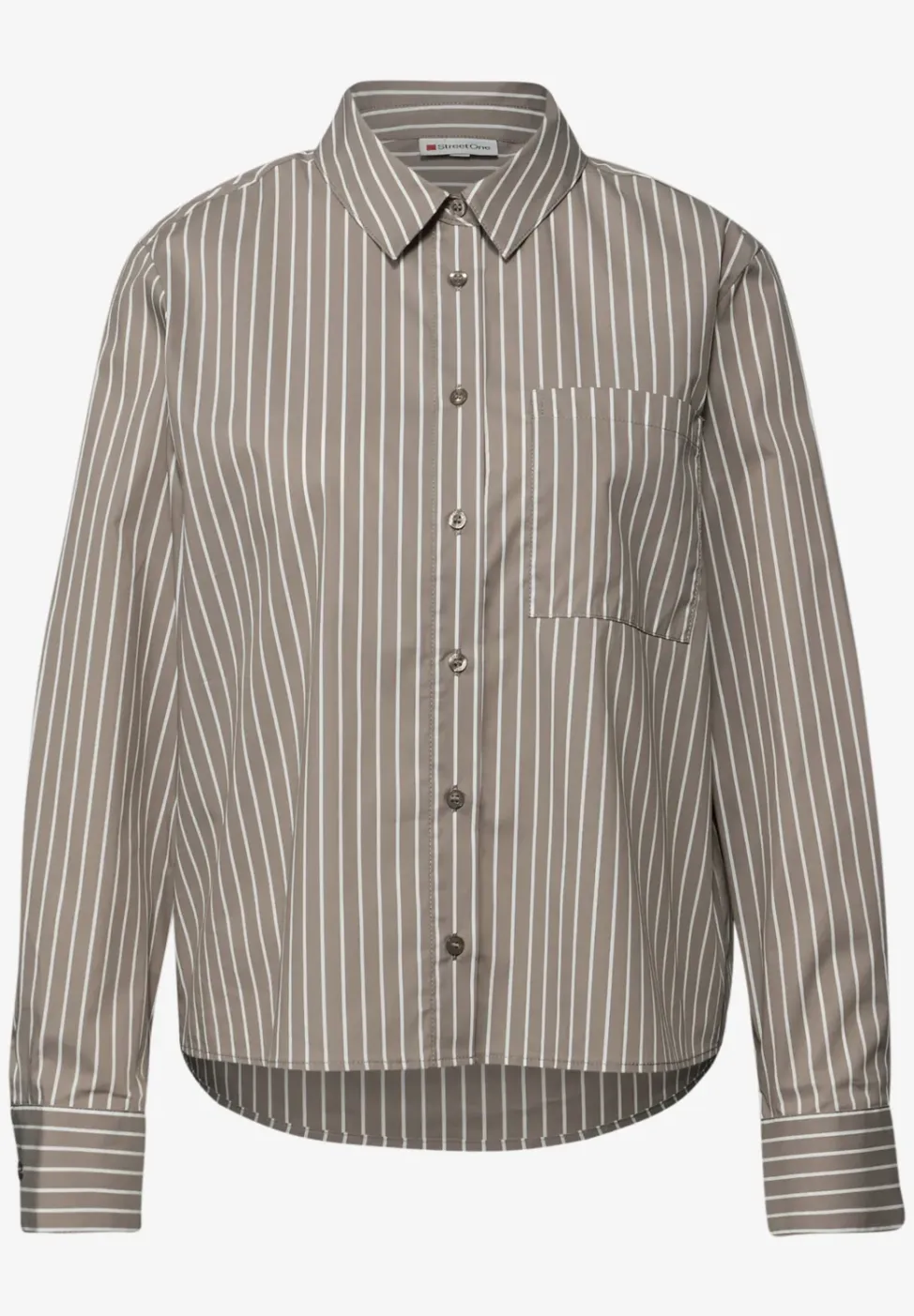 Gestreept overhemd blouse
