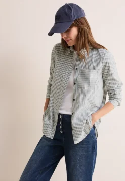 Gestreept overhemd blouse