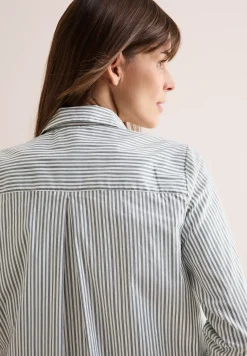 Gestreept overhemd blouse