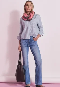 Gestreept overhemd blouse