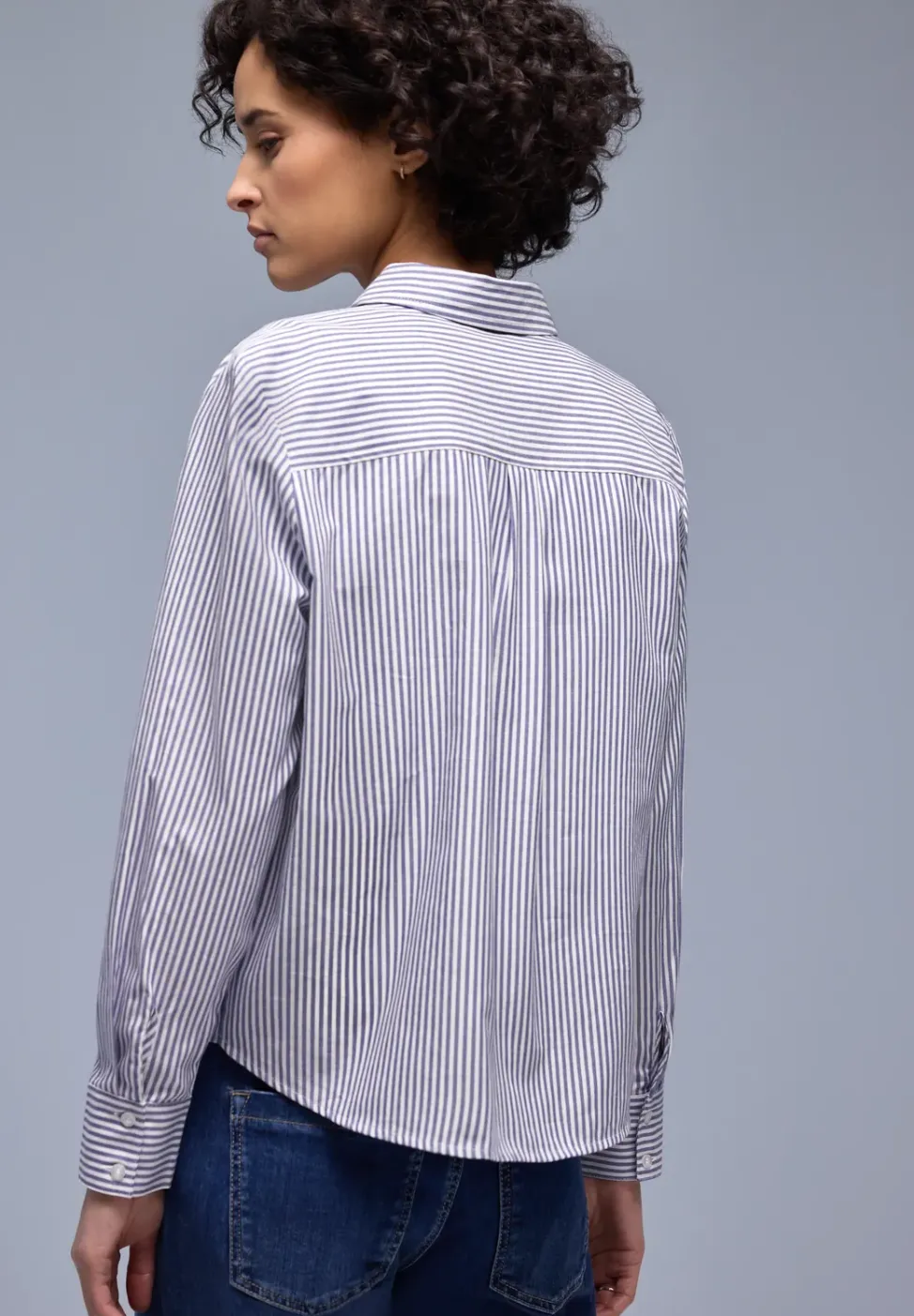 Gestreept overhemd blouse
