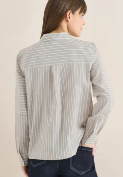 Gestreept overhemd blouse