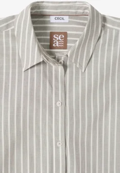 Gestreept overhemd blouse