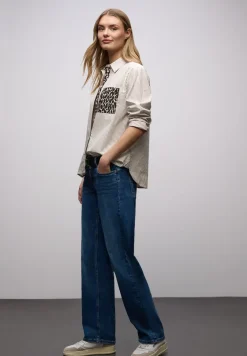 Gestreept overhemd blouse
