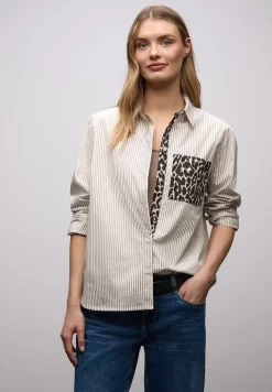 Gestreept overhemd blouse