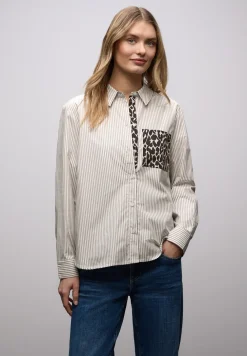 Gestreept overhemd blouse