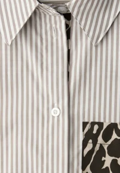 Gestreept overhemd blouse