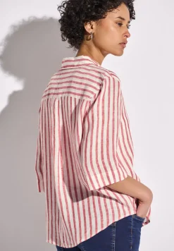 Gestreept overhemd blouse