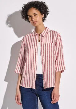 Gestreept overhemd blouse