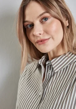 Gestreept overhemd blouse