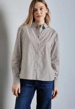 Gestreept overhemd blouse