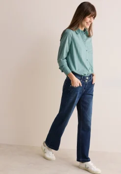 Gestreept overhemd blouse