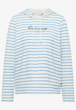 Gestreept shirt met capuchon