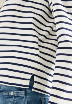 Gestreept shirt met capuchon