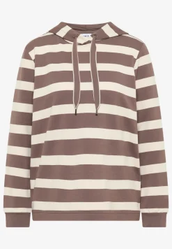 Gestreept shirt met capuchon
