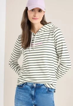 Gestreept shirt met capuchon