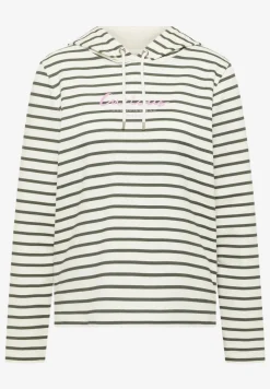 Gestreept shirt met capuchon