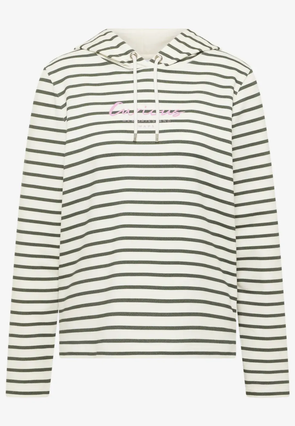 Gestreept shirt met capuchon