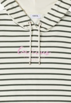 Gestreept shirt met capuchon