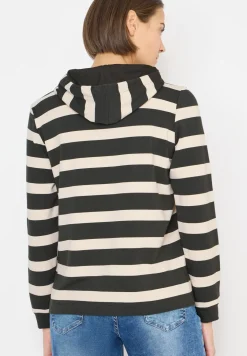 Gestreept shirt met capuchon
